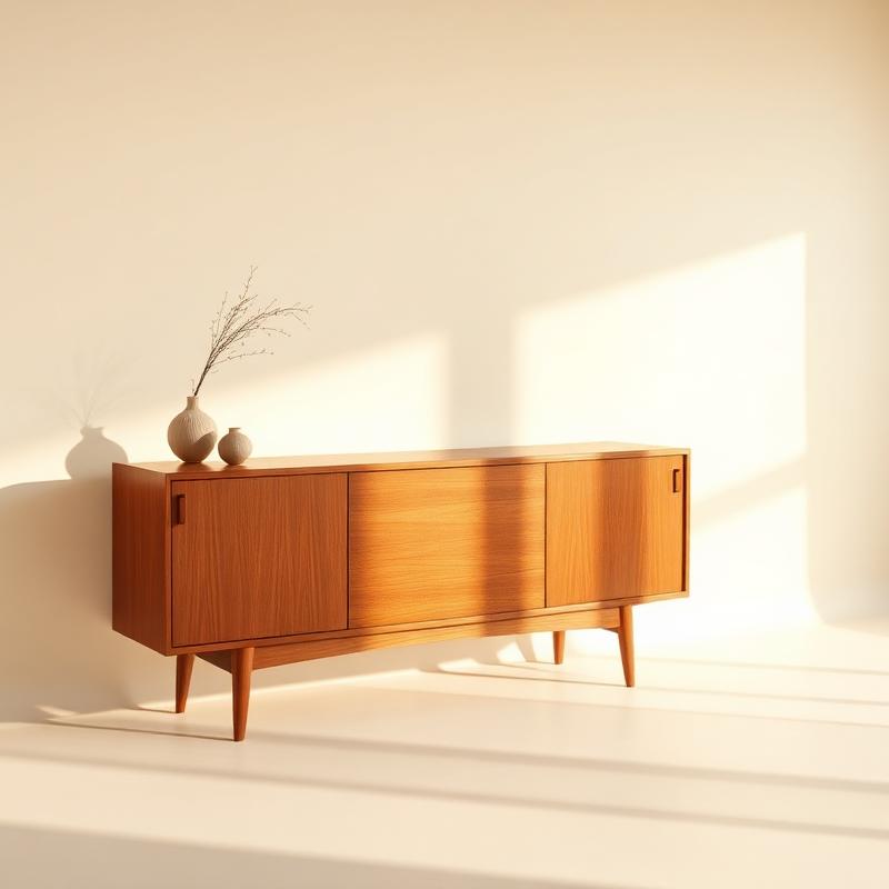 Teak Mid-Century Credenza